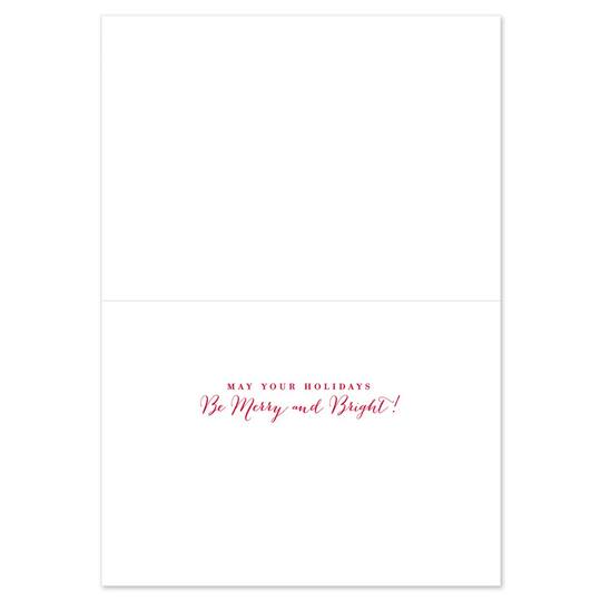 JAM Paper 5" x 7" Merry Pines Cards & Matching Envelopes Set, 16ct.